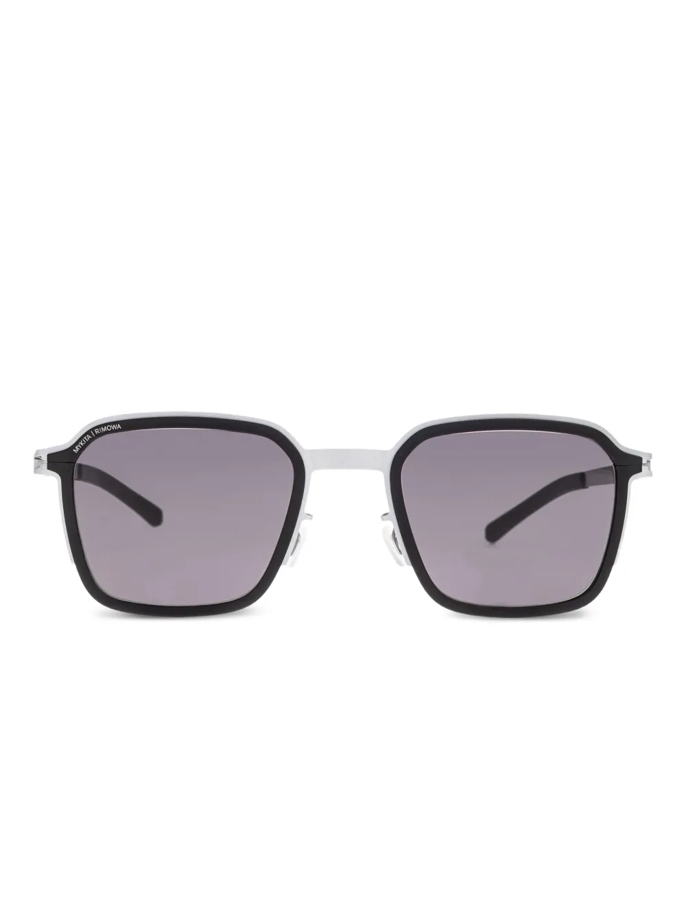 Mykita Zonnebril met vierkant montuur Zwart