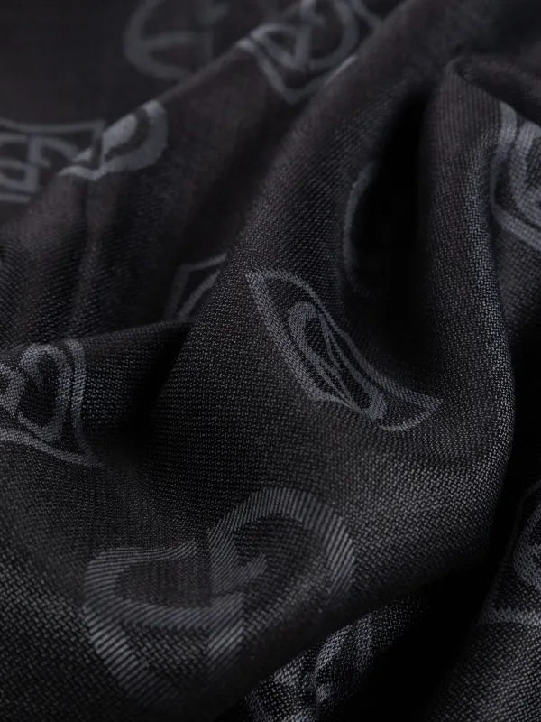 Giorgio Armani Silk Scarf | Black | FARFETCH