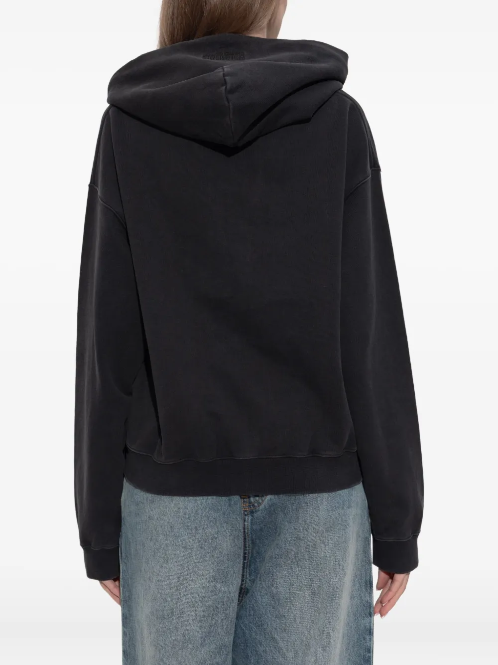 VETEMENTS Hoodie met tekst Zwart