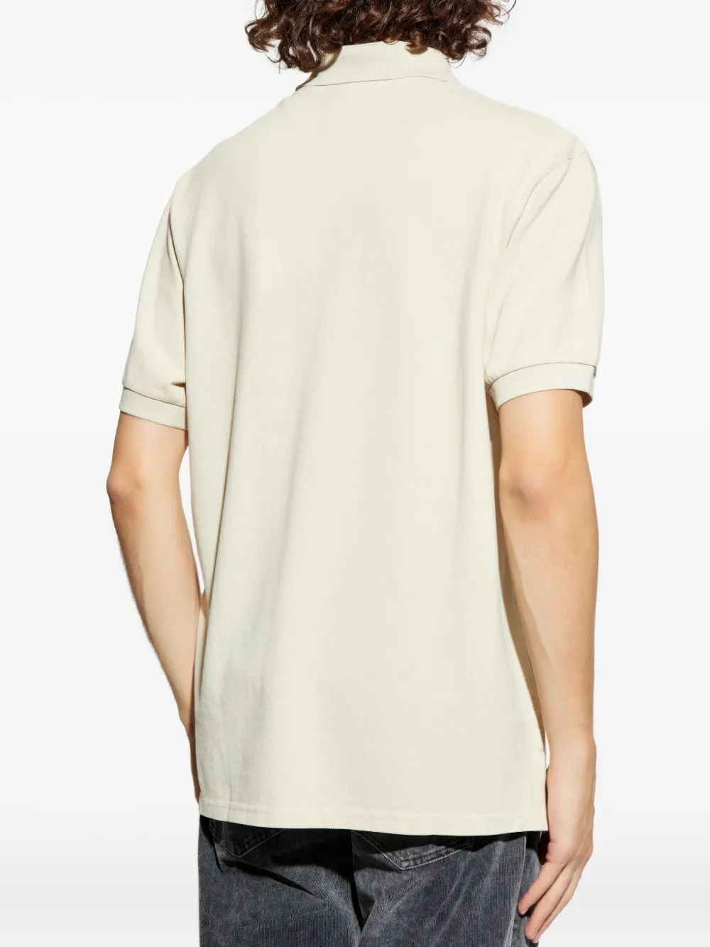 Isabel Marant Embroidered Polo Shirt In White