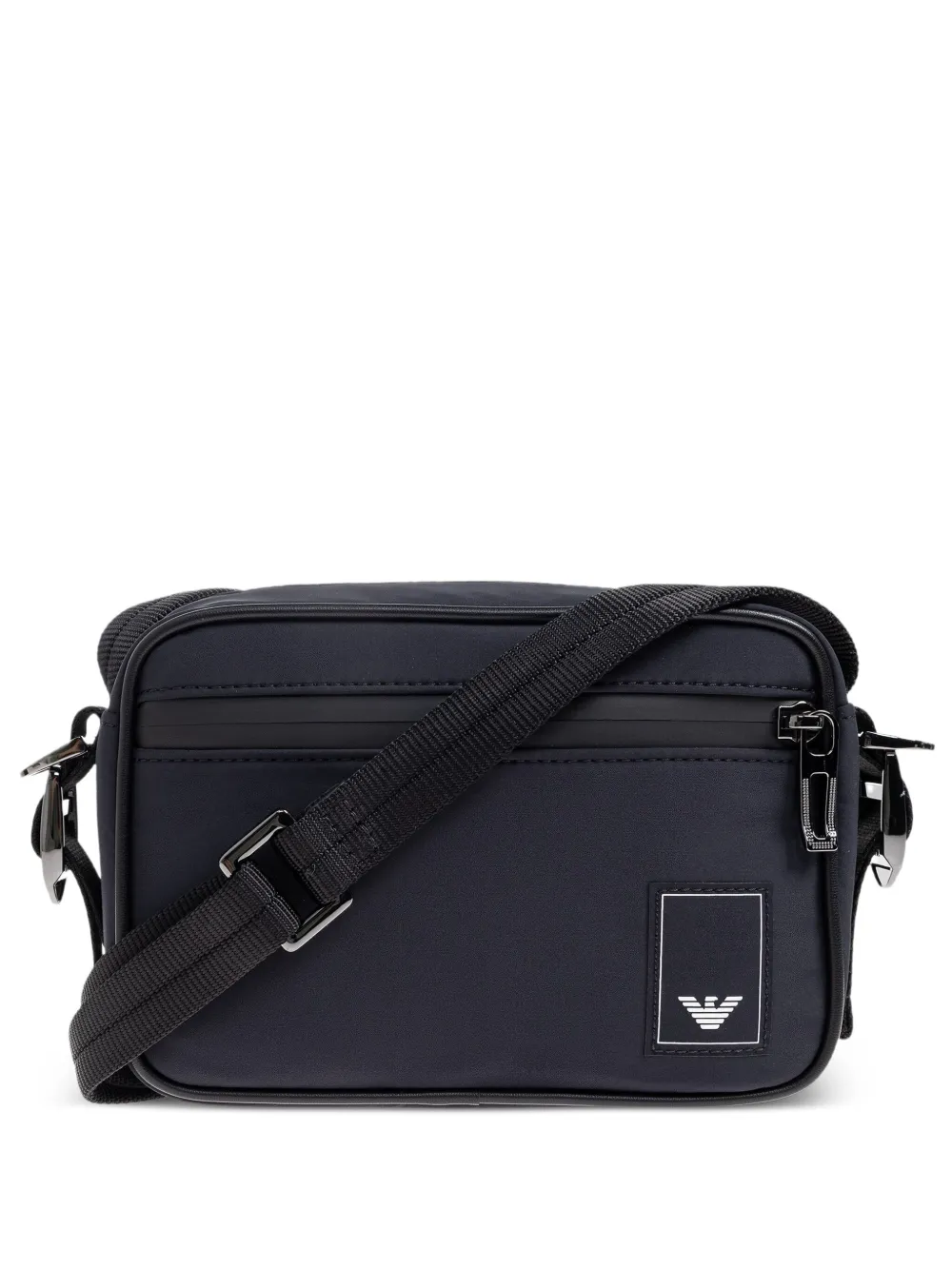 Emporio Armani Rugzak met logopatch en rits Blauw