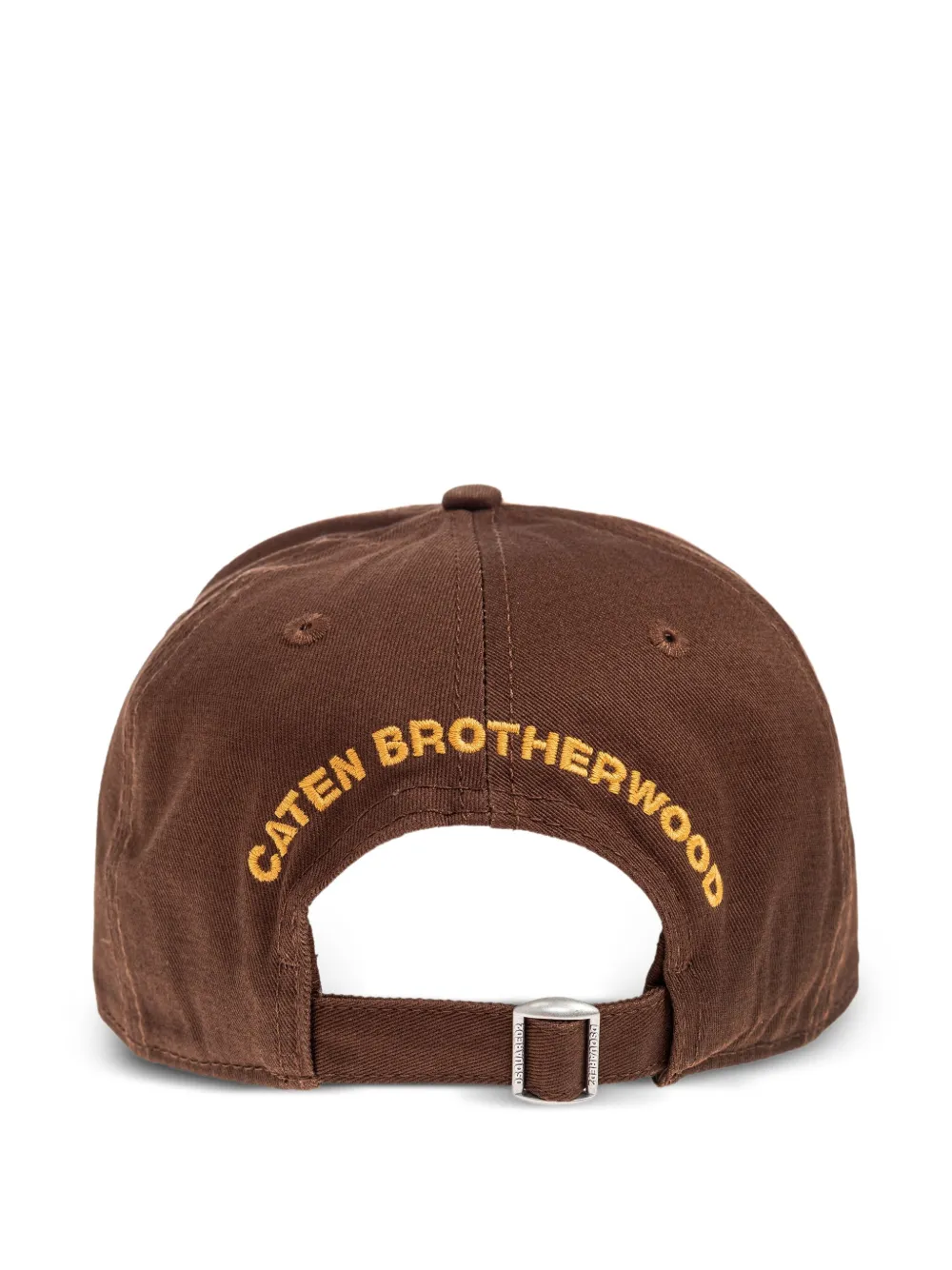DSQUARED2 Pet met esdoornbladpatch met beer - Bruin