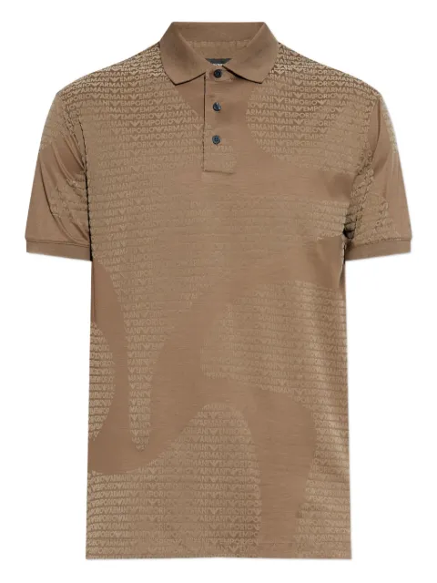 Emporio Armani logo-embossed polo shirt