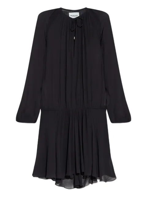MARANT ÉTOILE vestido a capas con cordones