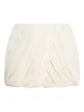 ISABEL MARANT draped mini skirt - Neutrals
