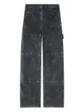 MARANT corduroy panelled trousers - Black