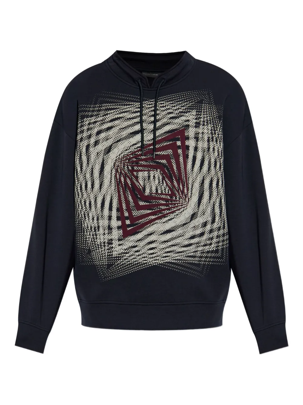 Emporio Armani Sweater met print Blauw