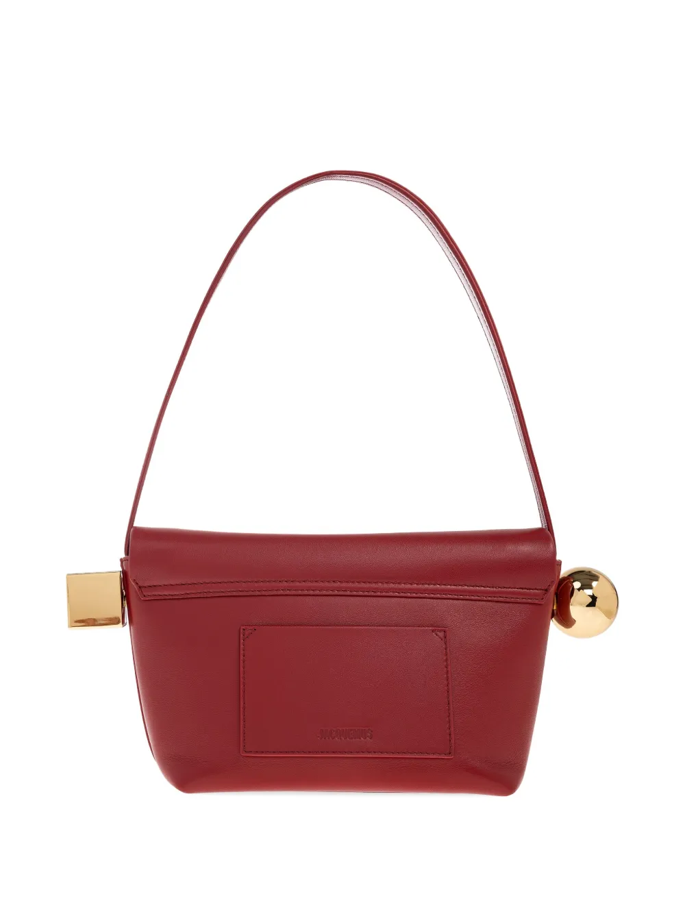 Jacquemus Small Le Rond Carré Shoulder Bag In Red
