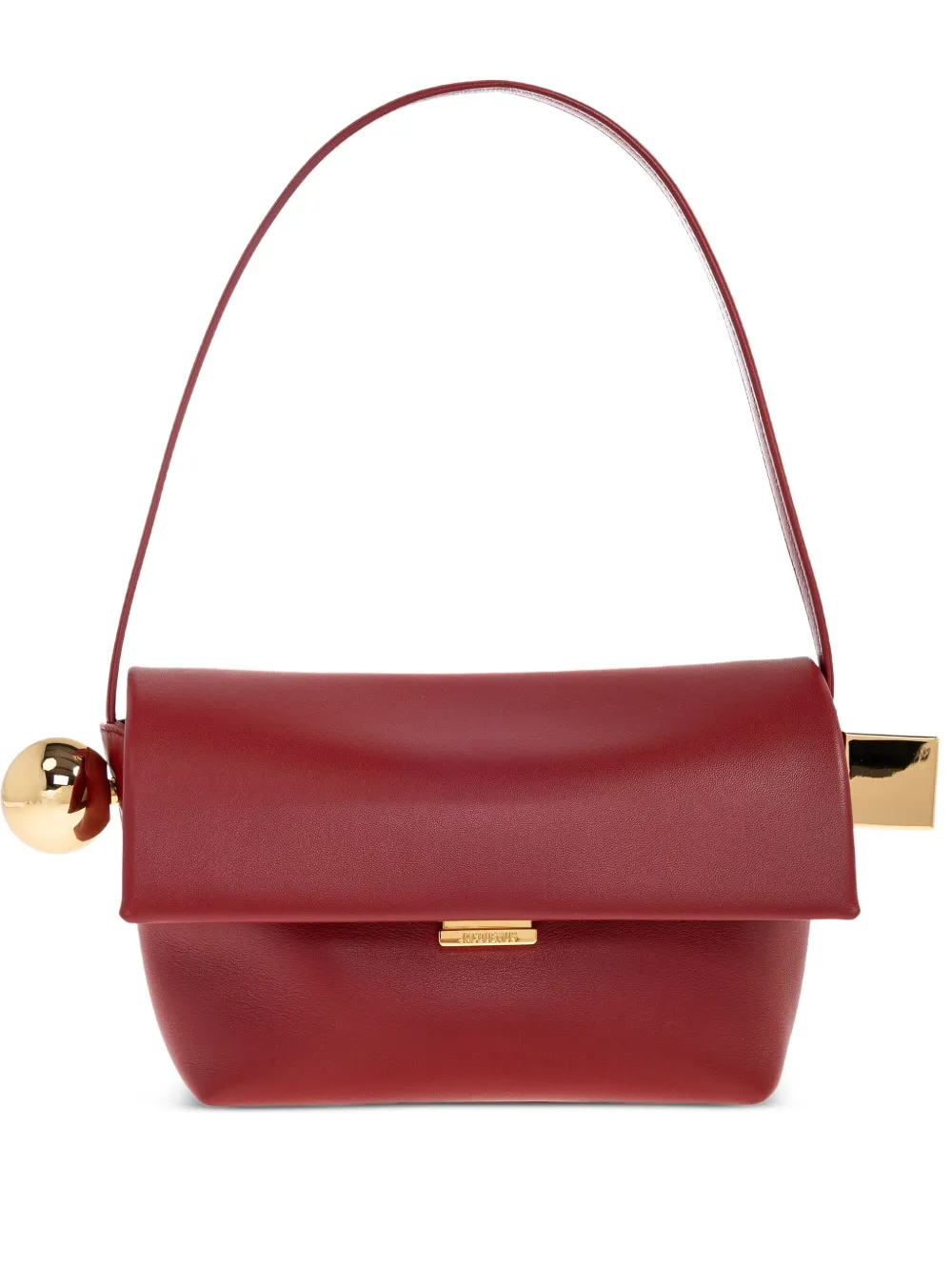 Jacquemus Le Rond Carré kleine schoudertas Rood