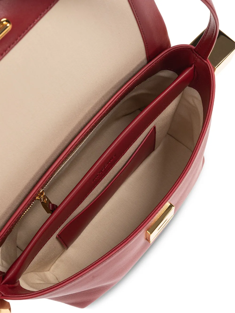 Jacquemus Le Rond Carré kleine schoudertas Rood