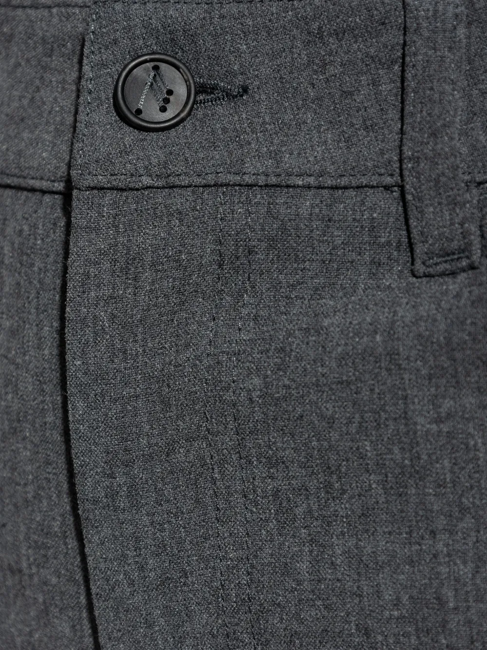 The Attico Broek met knoopsluiting Grijs