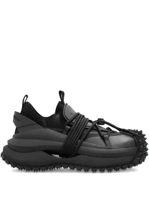 Emporio Armani lace-up studded sneakers