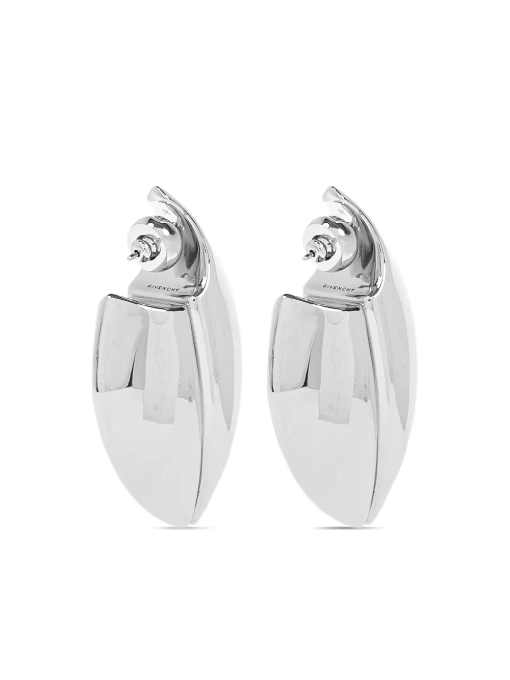 Givenchy Cocoon Ohrringe mit abgerundeter Form - Silber