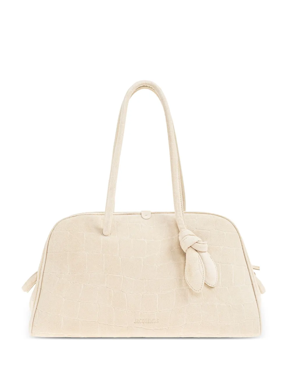 Jacquemus The Turismo leather top-handle tote bag Beige
