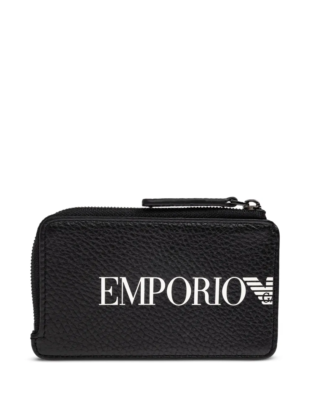 Emporio Armani Pasjeshouder met rits Zwart