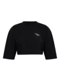 Givenchy logo-print cropped top - Black