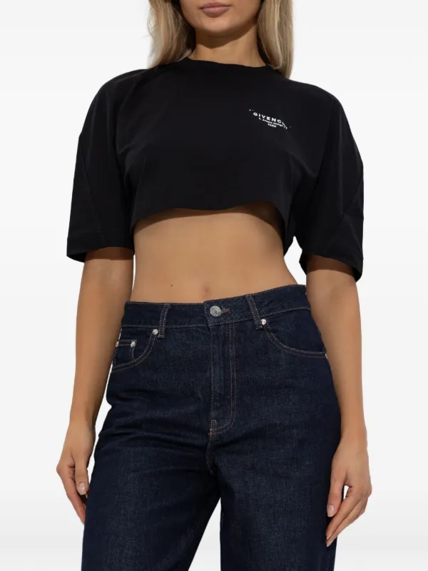 Givenchy クロップド トップ | ブラック | FARFETCH JP