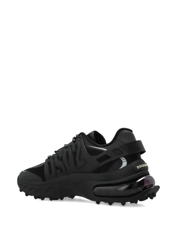 DSQUARED2 lace-up Panelled low-top Sneakers | Black