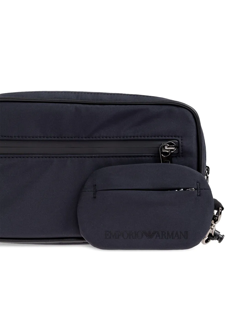 Emporio Armani Afneembare rugzak met ritssluiting Zwart