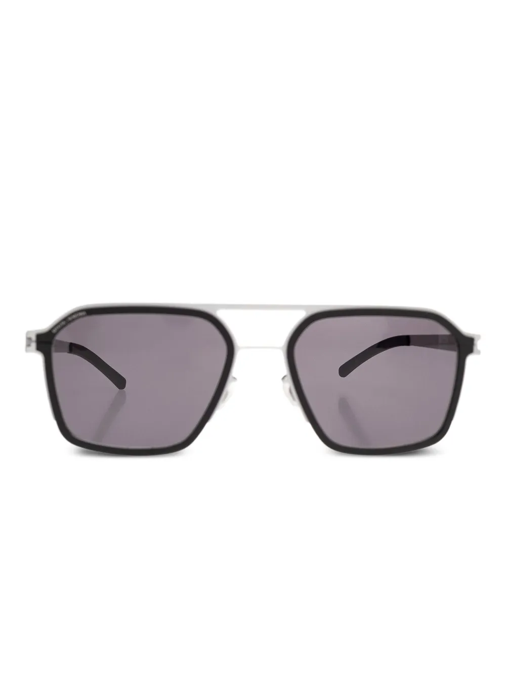 Mykita Zonnebril met vierkant montuur Zwart