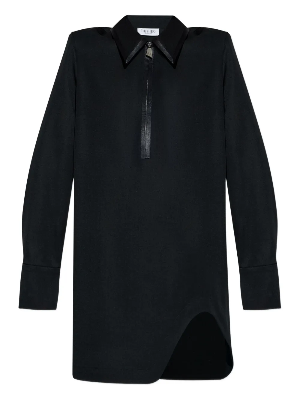 The Attico Blousejurk met rits Zwart