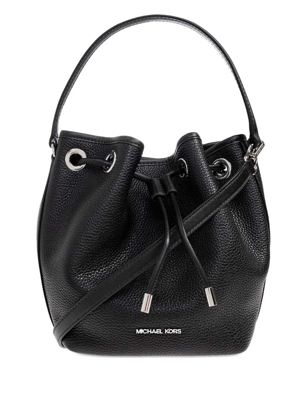 Michael Michael Kors drawstring leather bucket bag | Black | Image 1