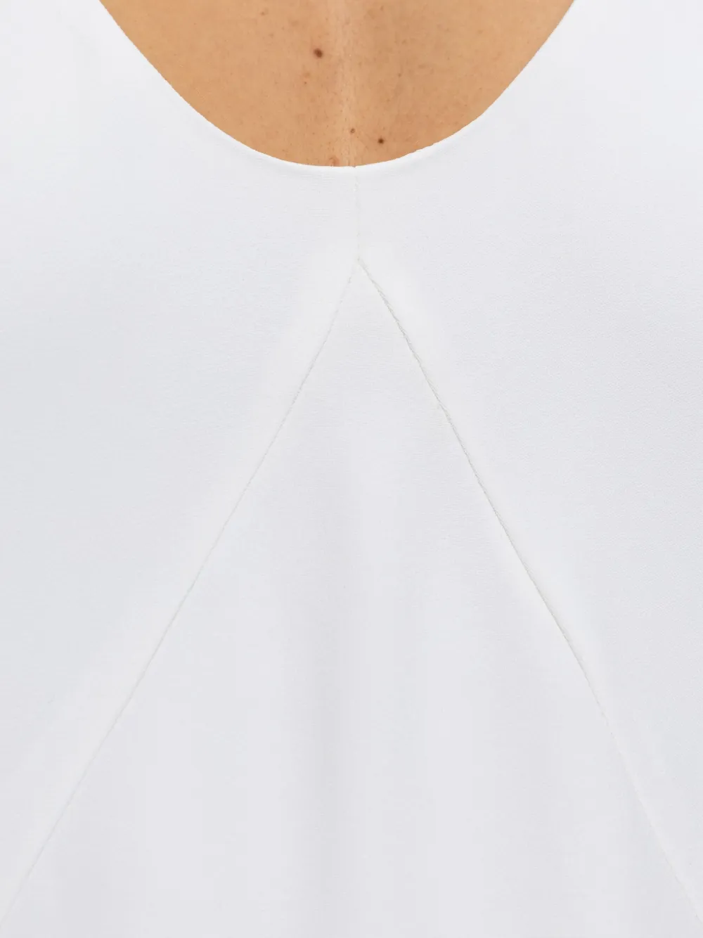 Jacquemus back-detail sleeveless maxi dress Wit