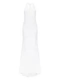 Jacquemus back-detail sleeveless maxi dress - White