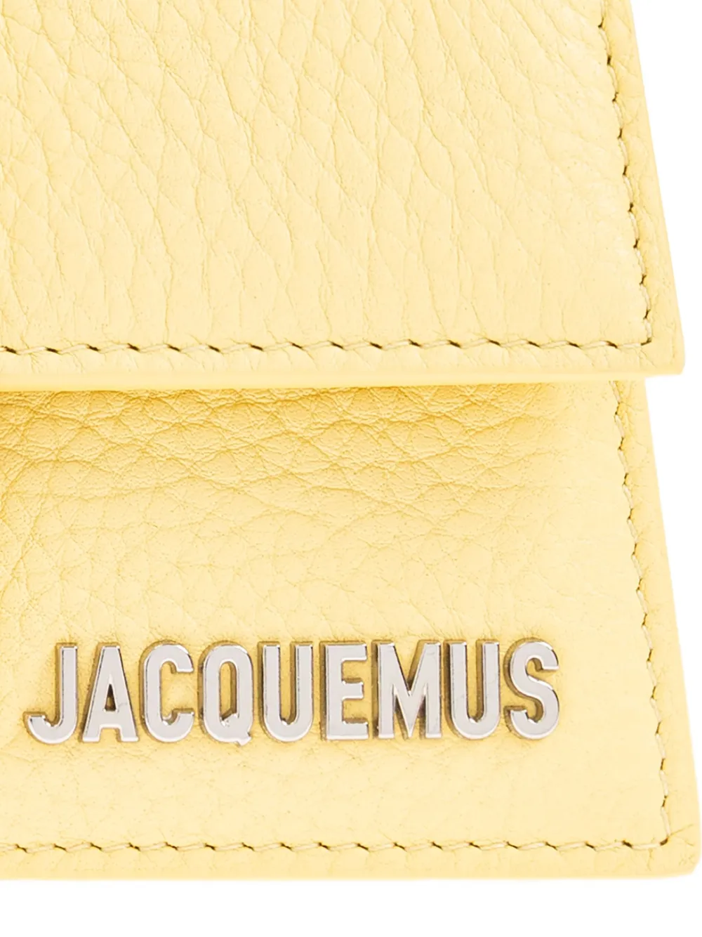 Jacquemus The Bambino kleine crossbodytas Geel