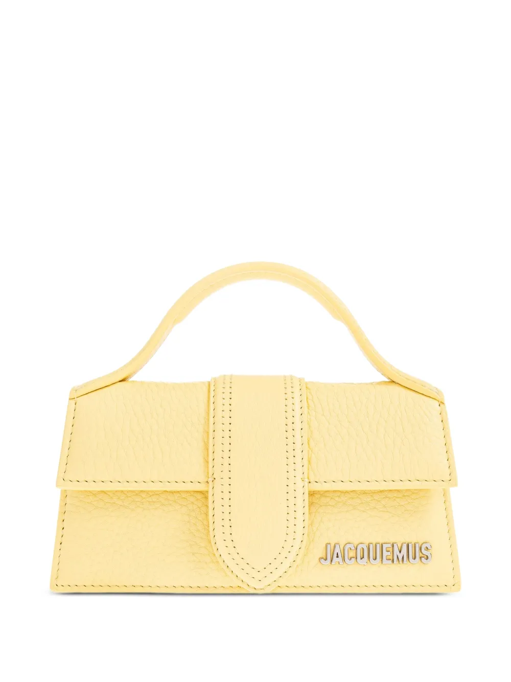 Jacquemus The Bambino kleine crossbodytas Geel