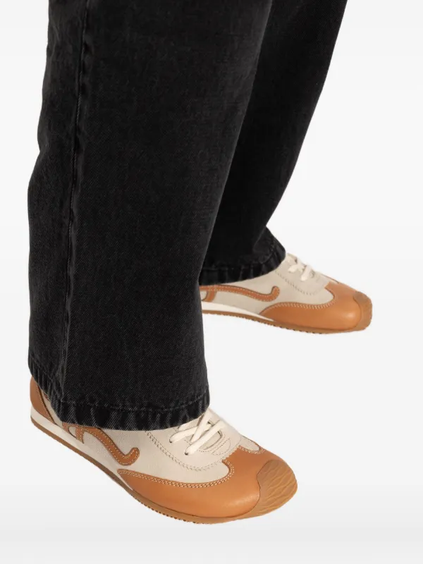 LOEWE Ballet Runner Leather Logo Sneakers Neutrals FARFETCH LB