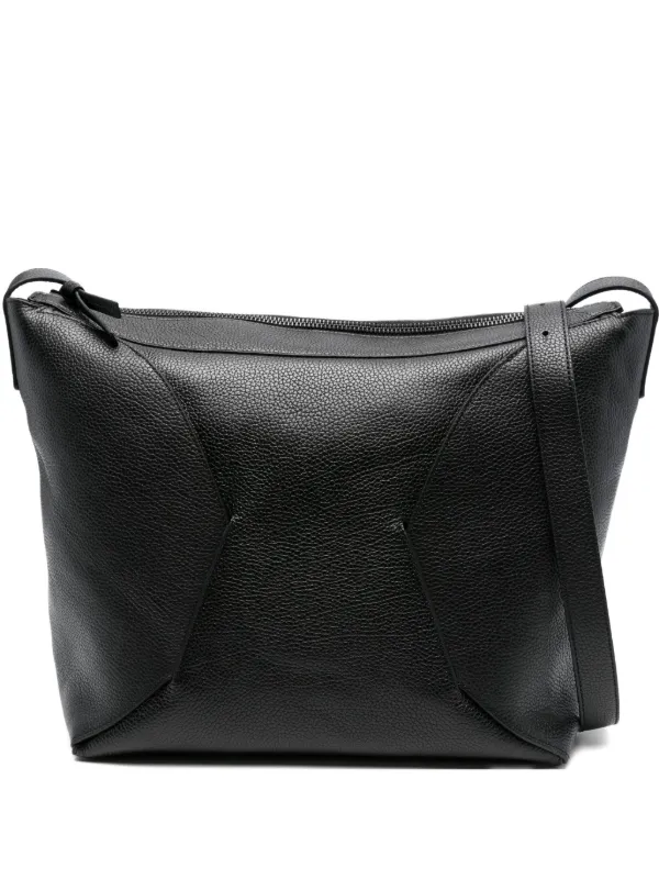 Hereu Palma レザーショルダーバッグ M | ブラック | FARFETCH JP