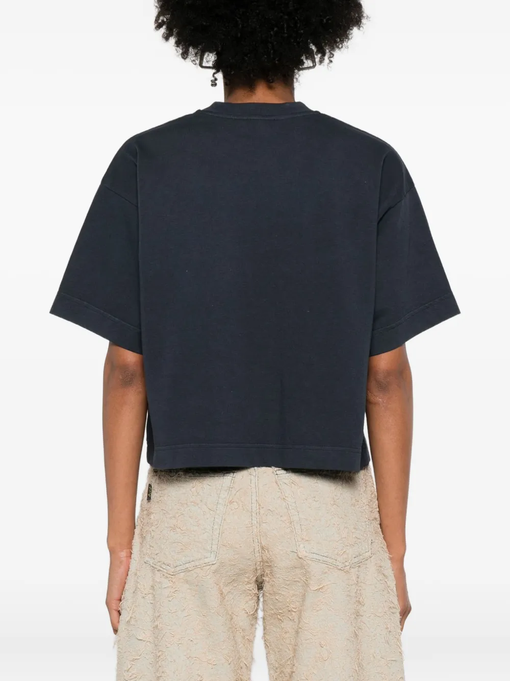 Autry T-shirt met geborduurd logo Blauw