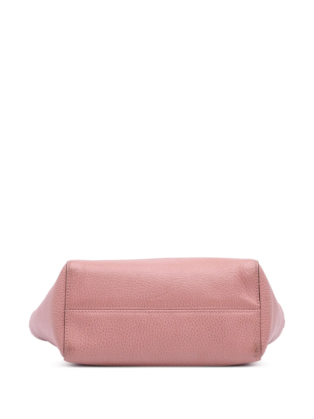 Pre-owned Gucci 2016-2025 Mini Leather Swing Satchel In Pink