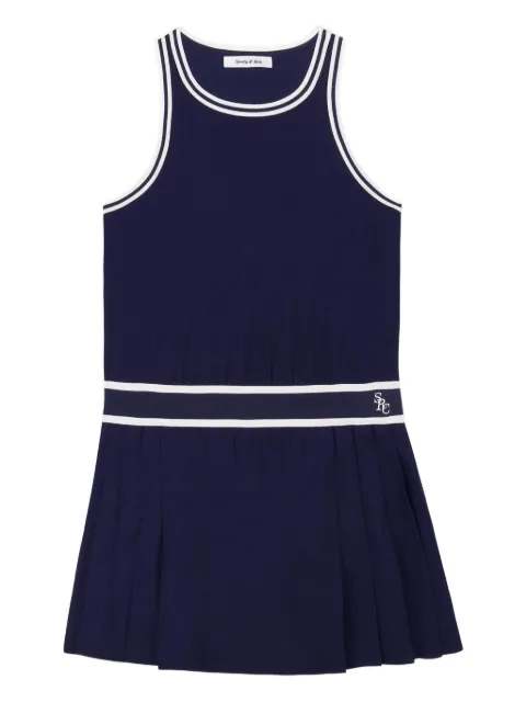 Sporty & Rich pleated mini dress