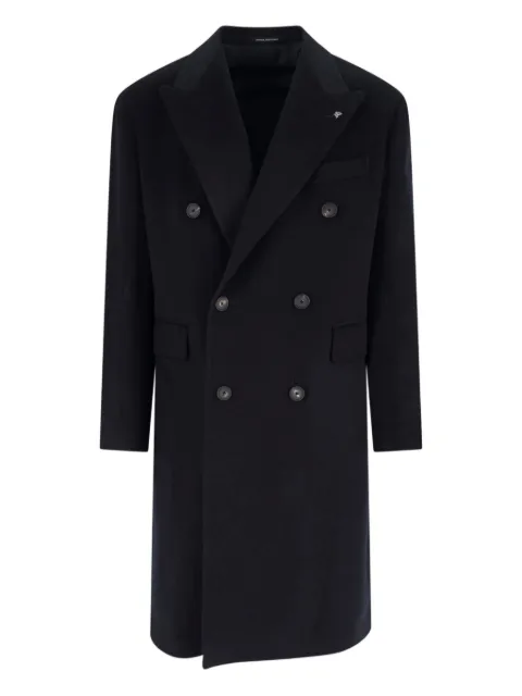 Tagliatore double-breasted wool coat