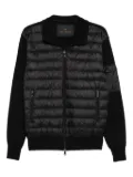 Paul & Shark quilted wool-panel jacket - Black