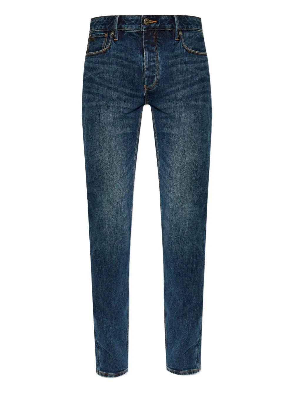 Emporio Armani Jeans met logoplakkaat Blauw
