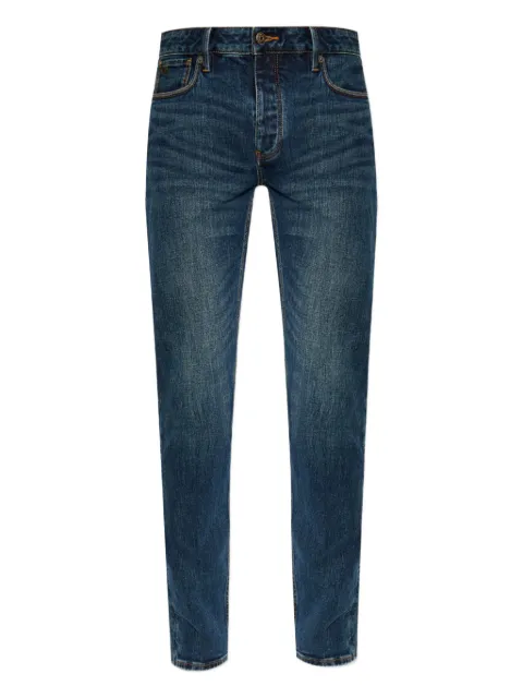 Emporio Armani logo-plaque jeans