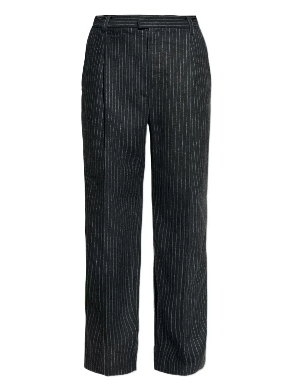 MARANT Broek met krijtstreep en geplooide voorkant Grijs