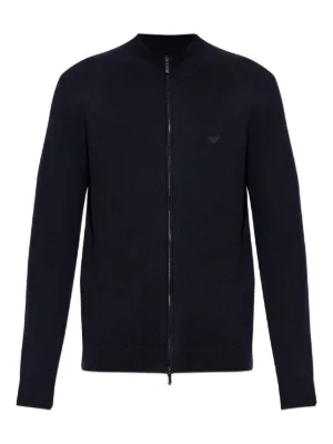 EMPORIO ARMANI ストライプ ジップアップカーディガン EMPORIO ARMANI ストライプ ジップアップカーディガン EMPORIO