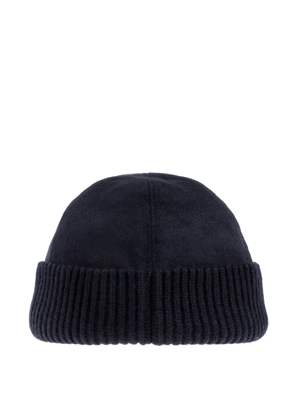 Giorgio Armani ribbed beanie hat - Blauw