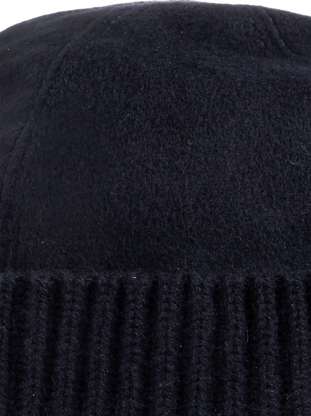 Giorgio Armani Geribbelde muts Blauw
