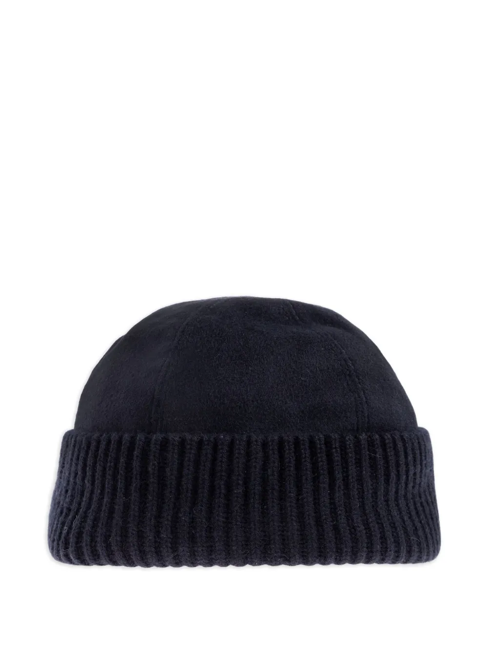 Giorgio Armani Geribbelde muts Blauw