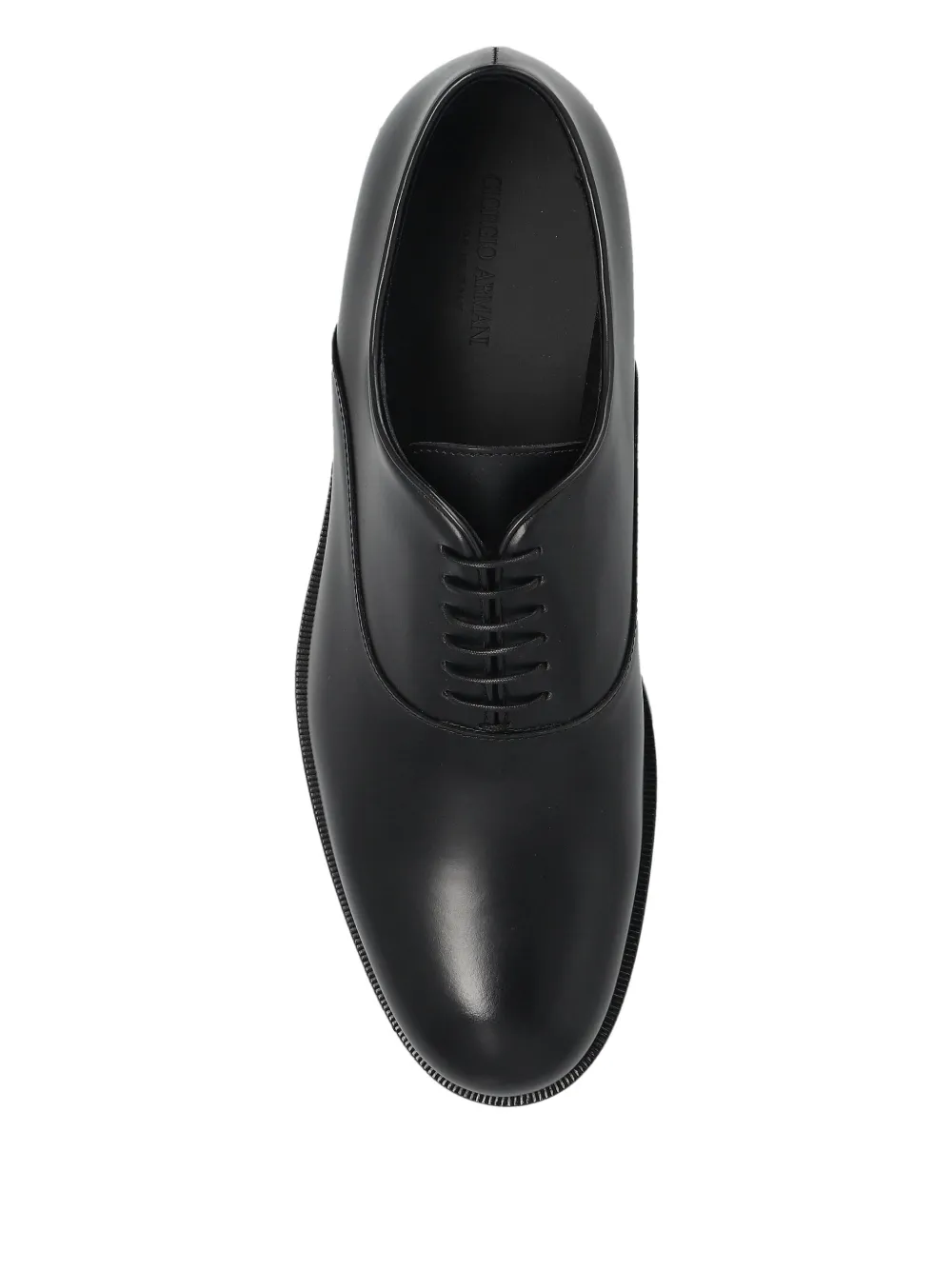 Giorgio Armani lace-up oxford shoes Black