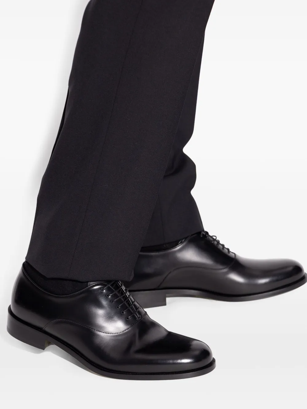 Giorgio Armani lace-up oxford shoes Black