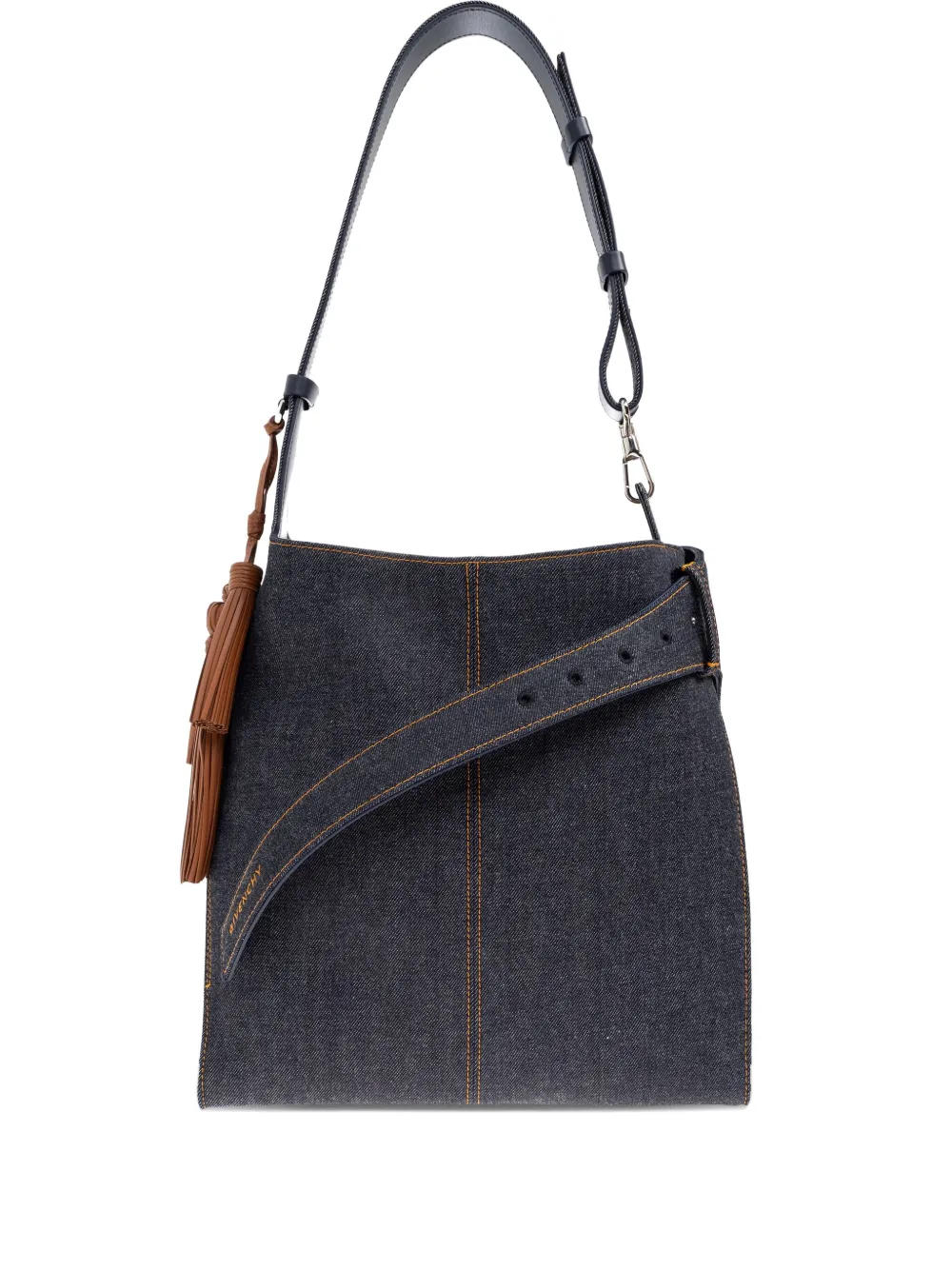 Givenchy Borsa a spalla media con cintura - Blu