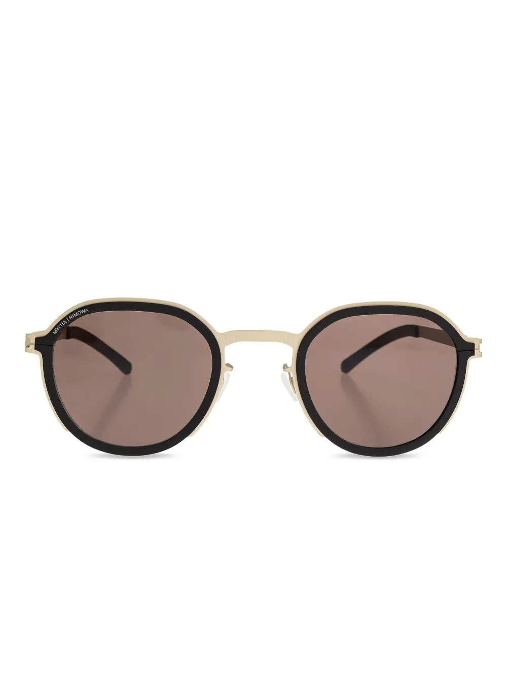 Mykita Zonnebril met rond montuur Zwart