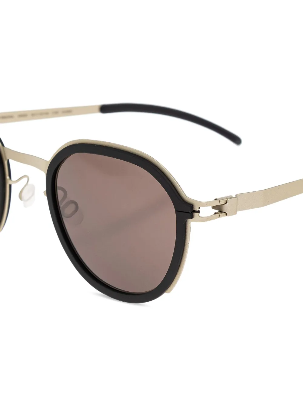 Mykita Zonnebril met rond montuur Zwart