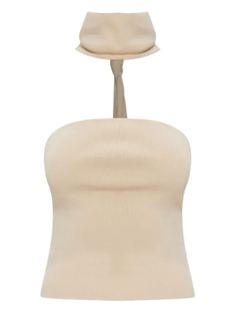 Cult Gaia knot-detail ribbed top